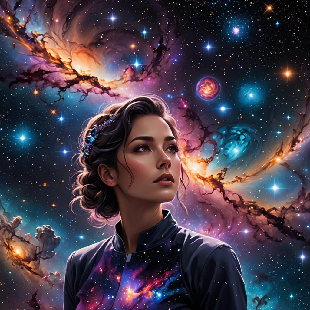 The universe and me   by @undefined