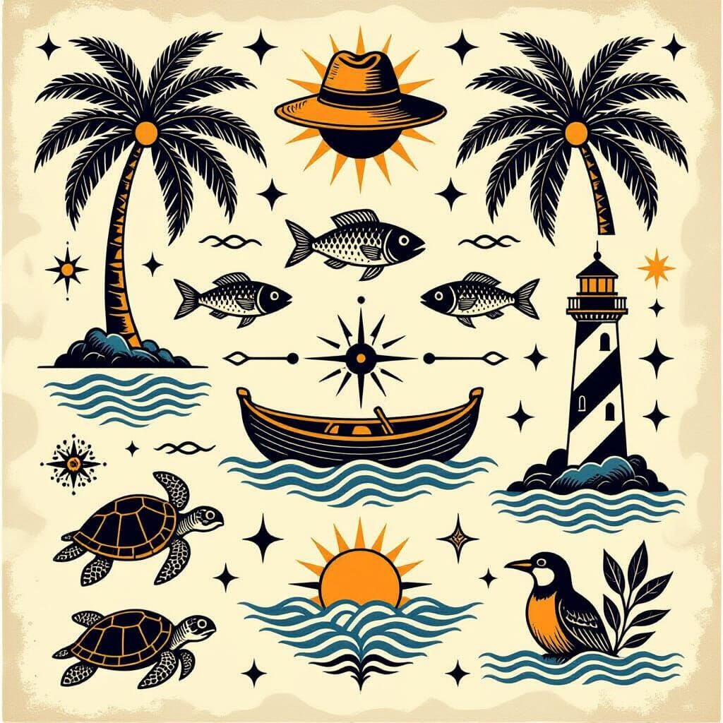 TropiTribe Ink  by @Quantum Tranquility