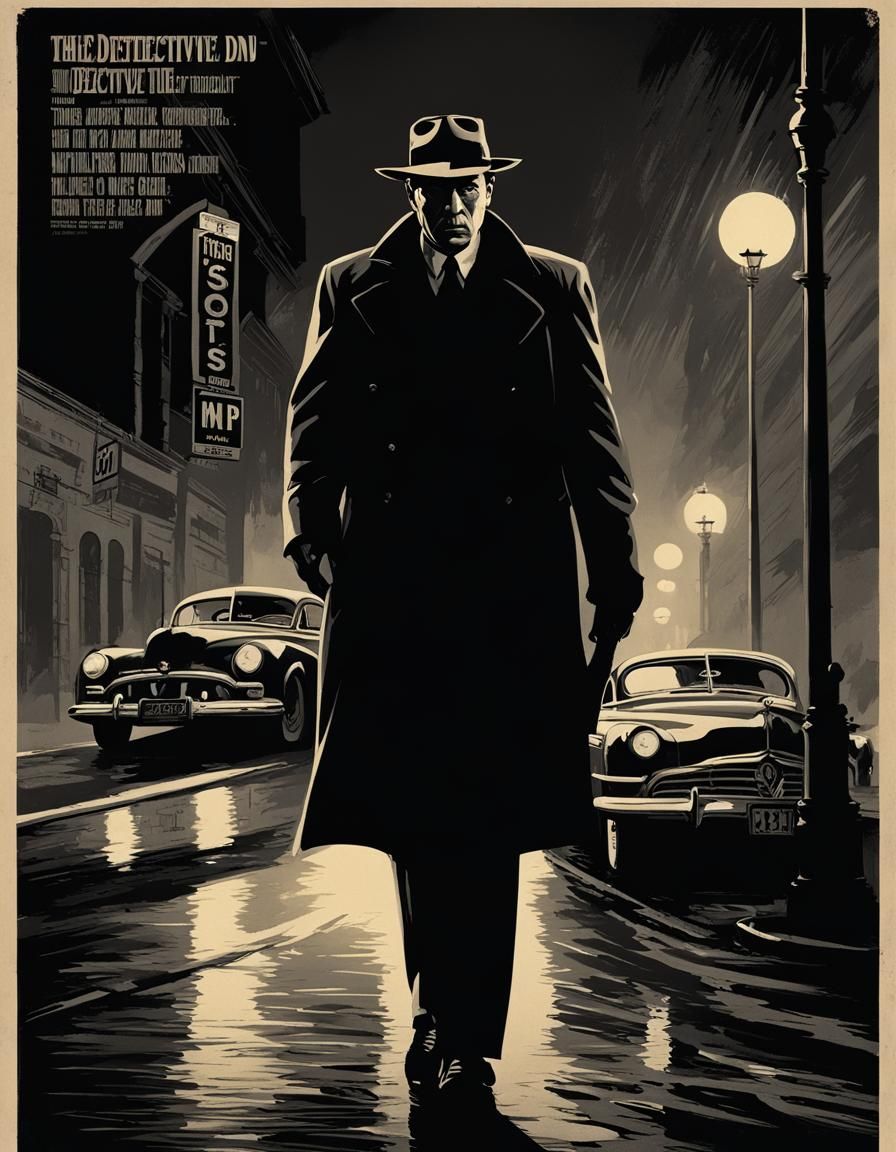 Noir movie poster  by @undefined