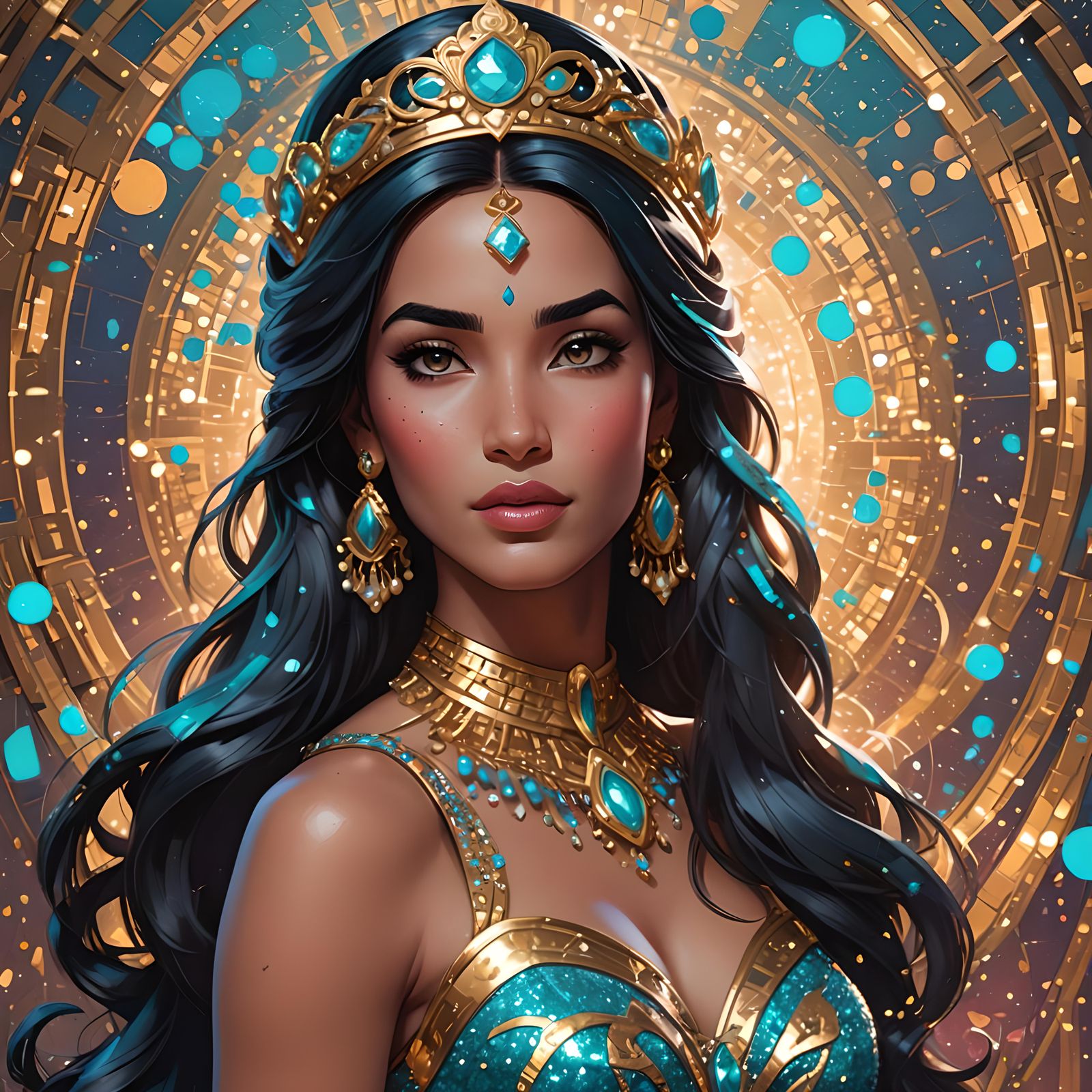 Jasmine: Princess of Agrabah - AI Generated Artwork - NightCafe Creator