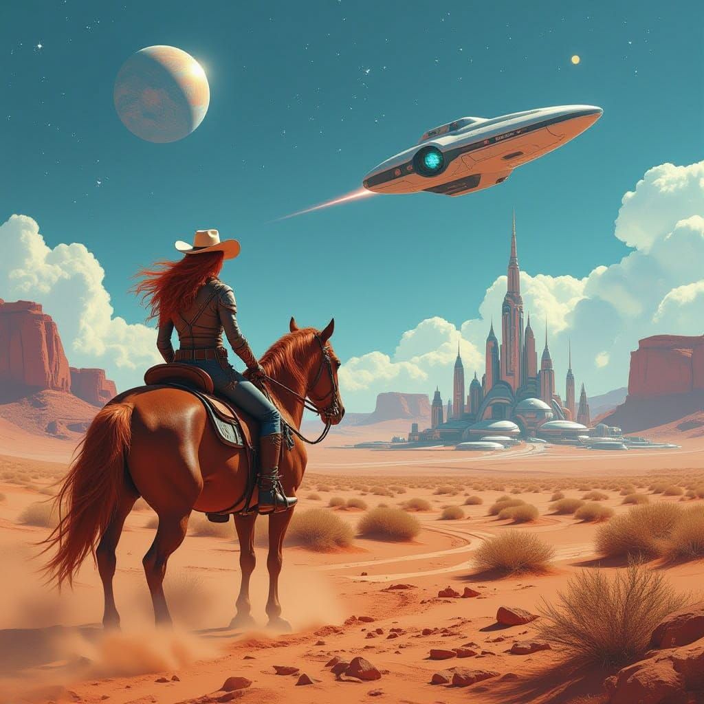 Space Cowgirl  by @Venkman1969