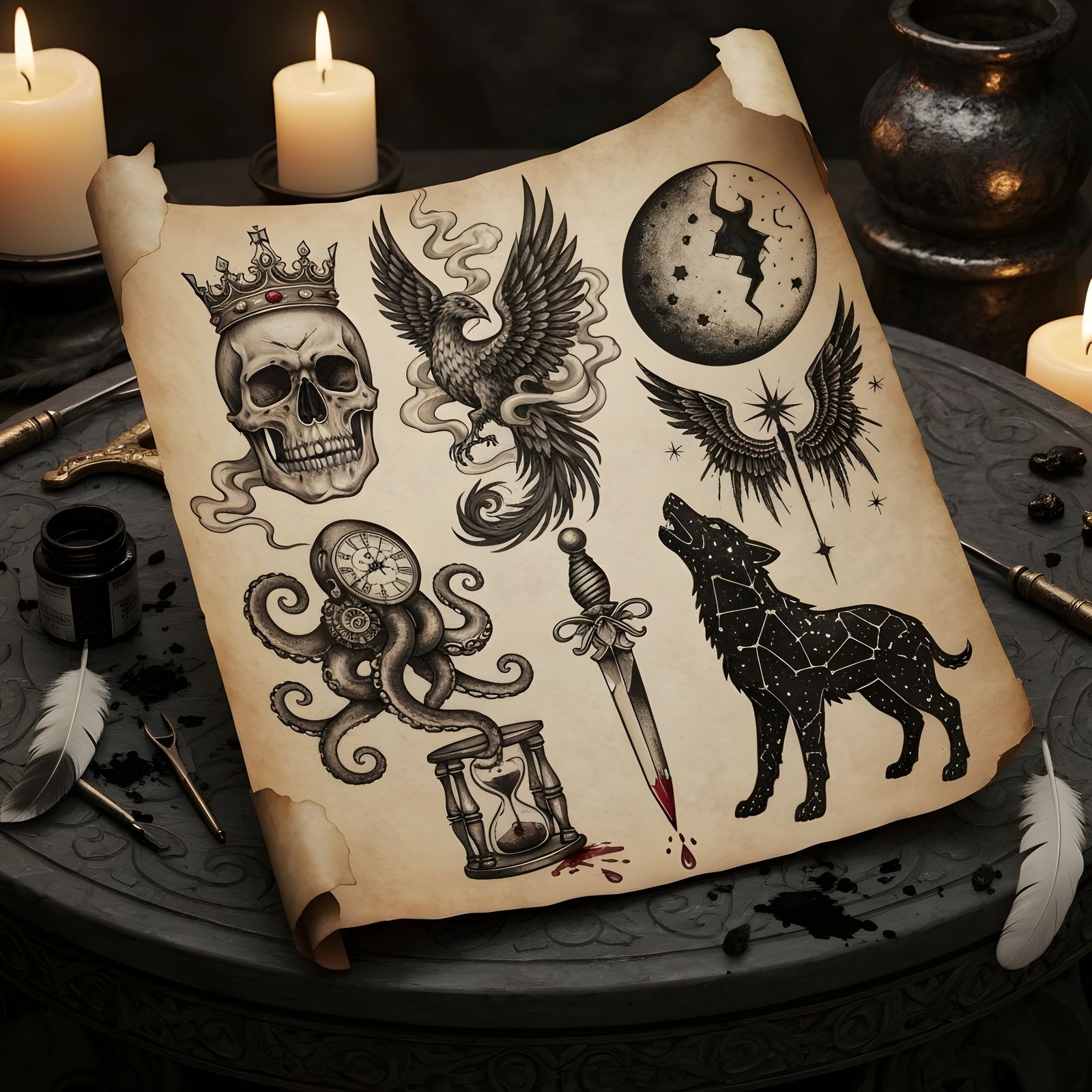 Blood & Stardust  by @AI Armand 