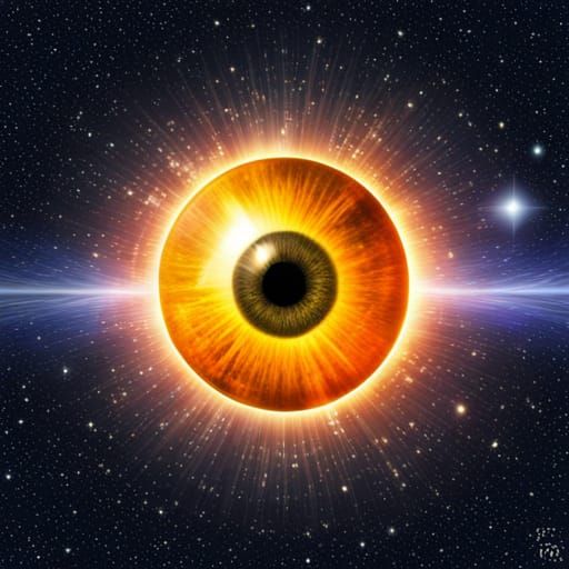 Eye of god, all seeing eye, massive, disembodied, eyeball, incredibly ...