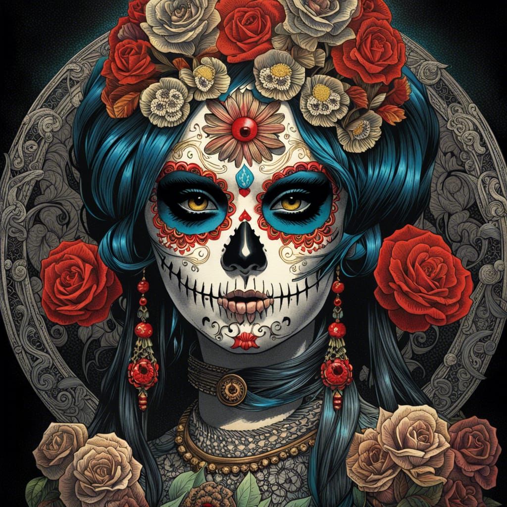 Santa Muerte   by @fantac