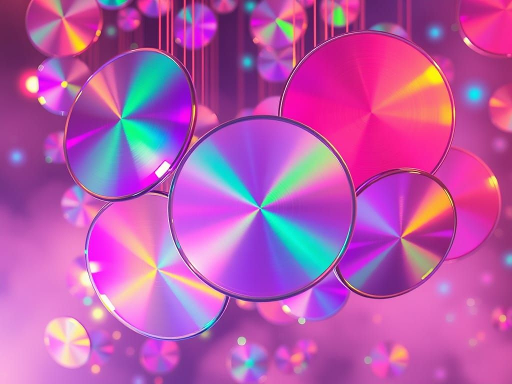 Colourful Floating Discs - Colourful Floating Discs