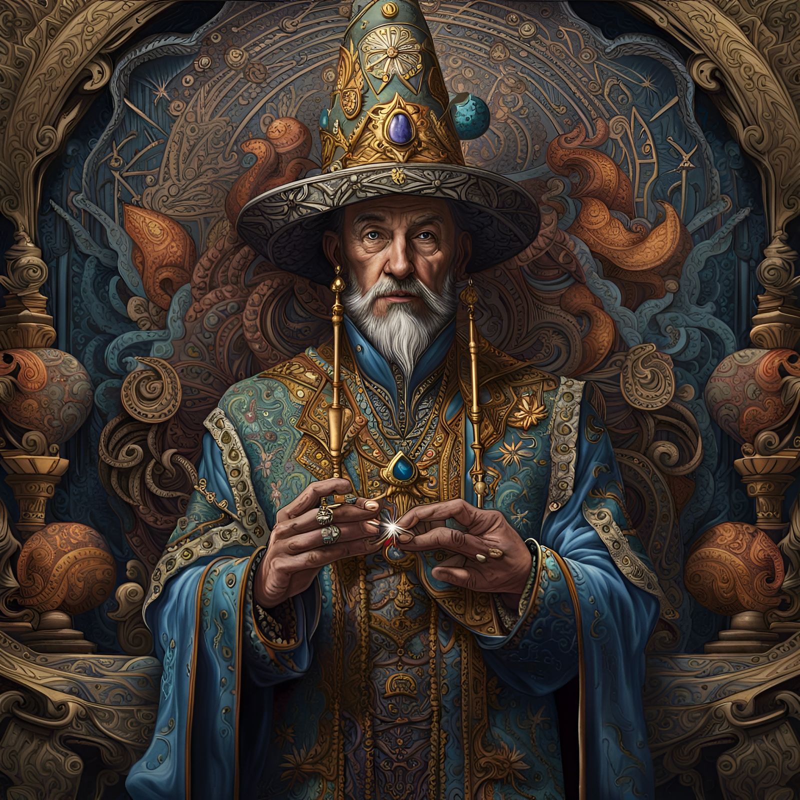 The Wizard Himaggery  by @Feathers
