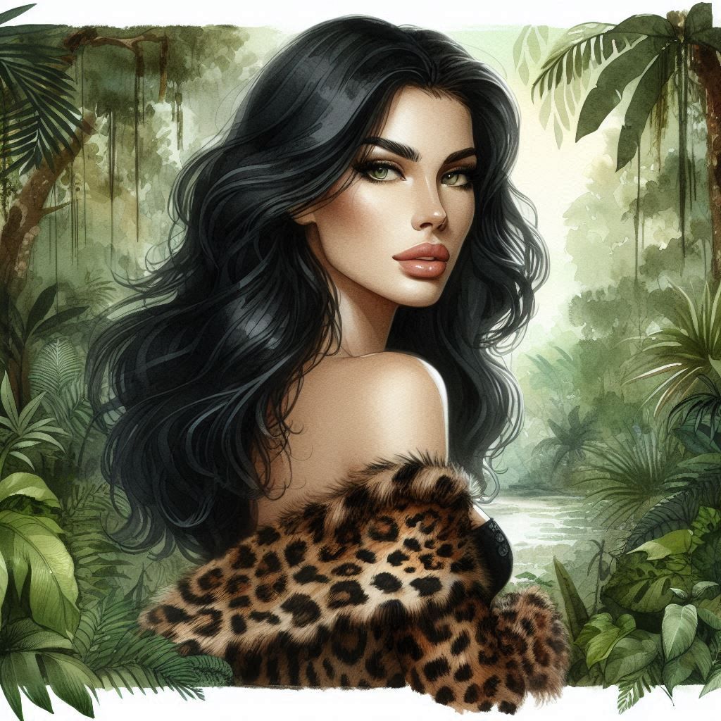 "Jungle Girl" Illustration