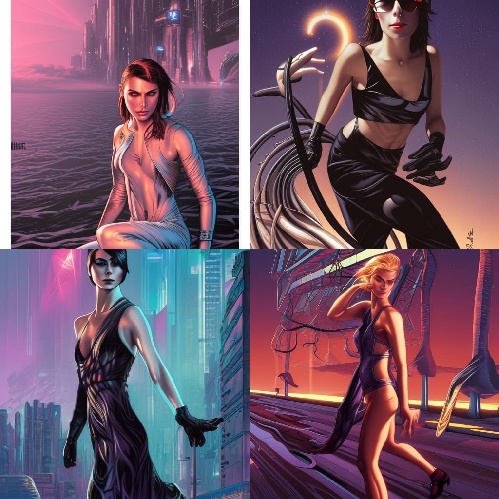 hottest lena meyer landhut tanzt am strand cyberpunkstyle