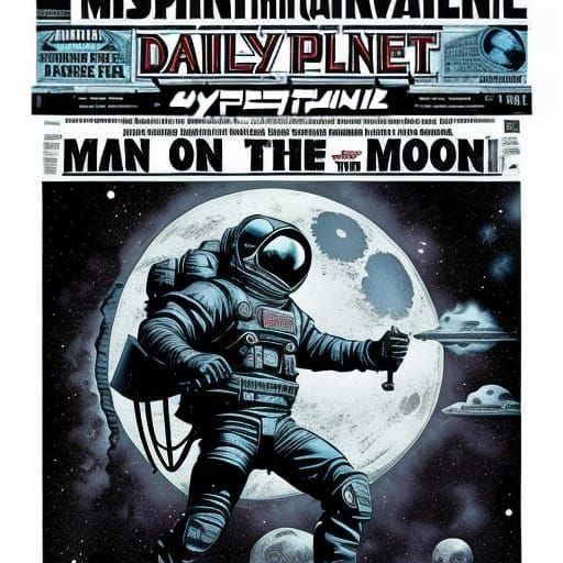 Man on the Moon  by @Shuls22