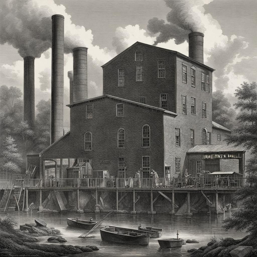 American Papermill AI Generated Artwork NightCafe Creator