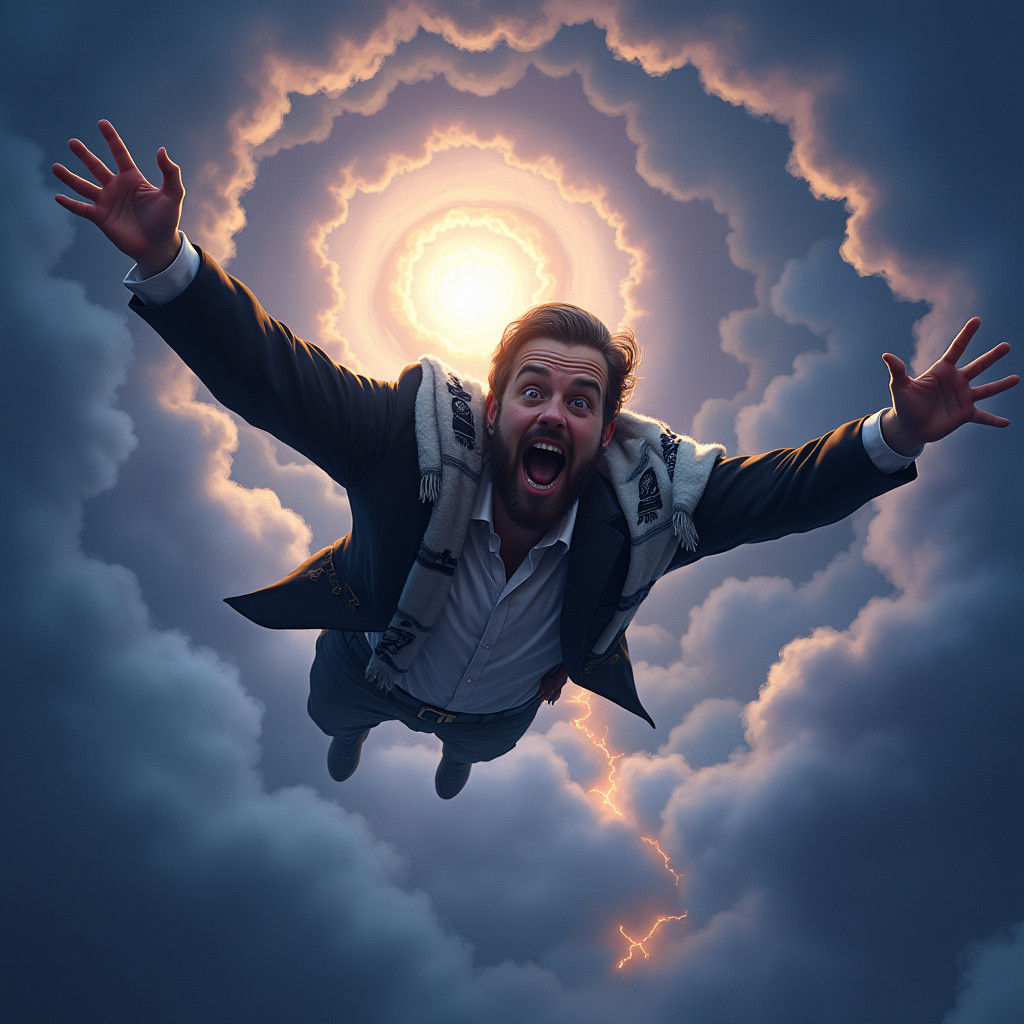 Haredi Freefall: Traditional Attire Meets Breathtaking Skydi...