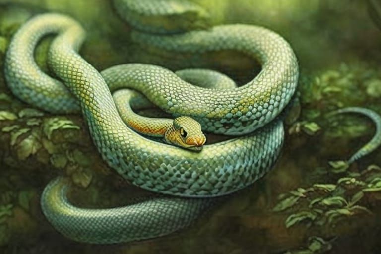 Snake - AI Generated Artwork - NightCafe Creator