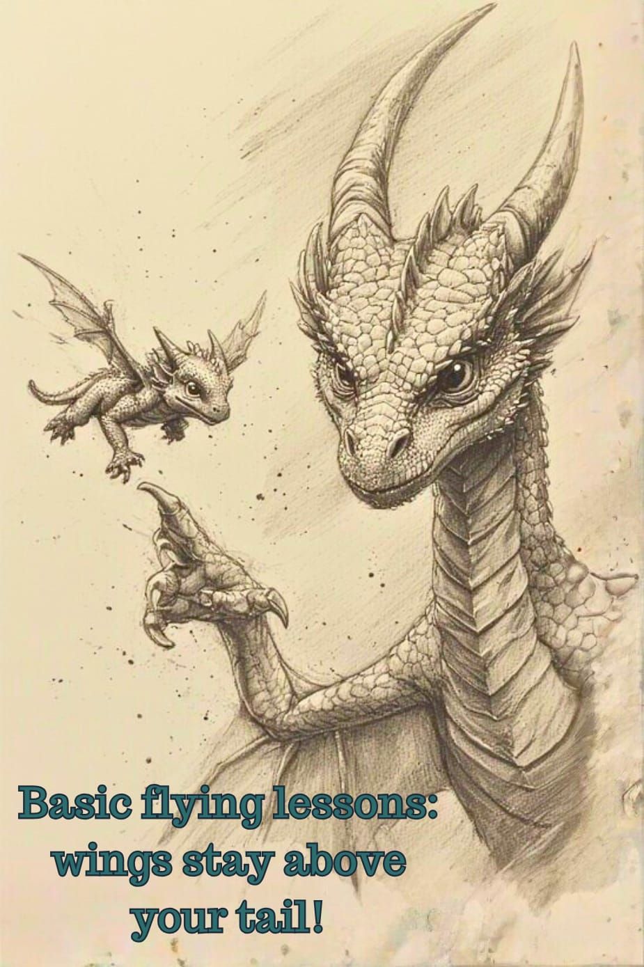 Basic flying lessons: wings stay above your tail!
(Inspired ...