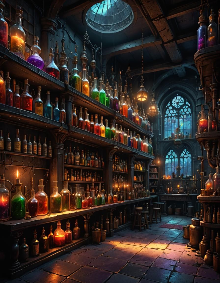 Basement alchemy laboratory...  by @J4cks