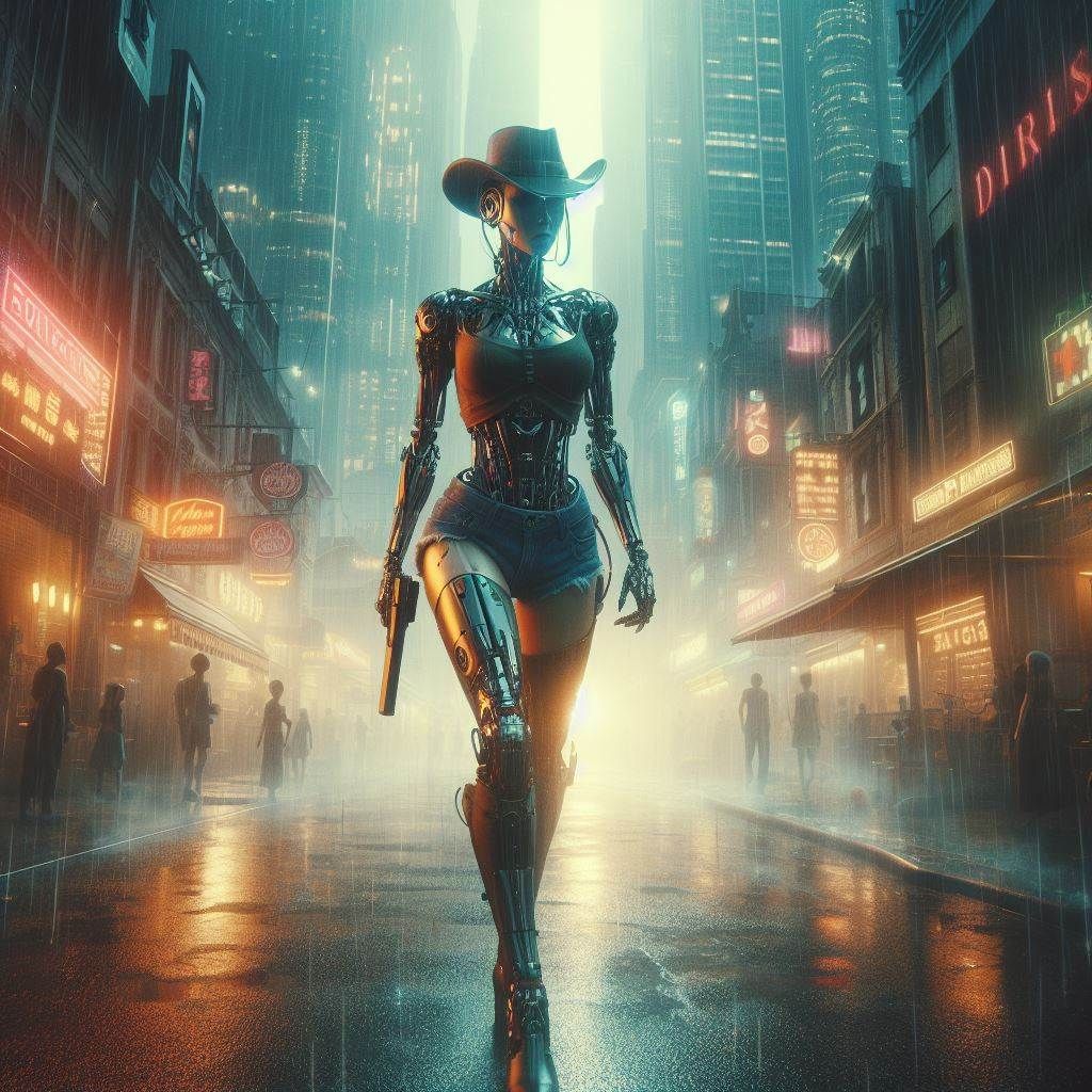 Cyberpunk Cowgirl (DALL-E 3 Edition) - AI Generated Artwork - NightCafe ...