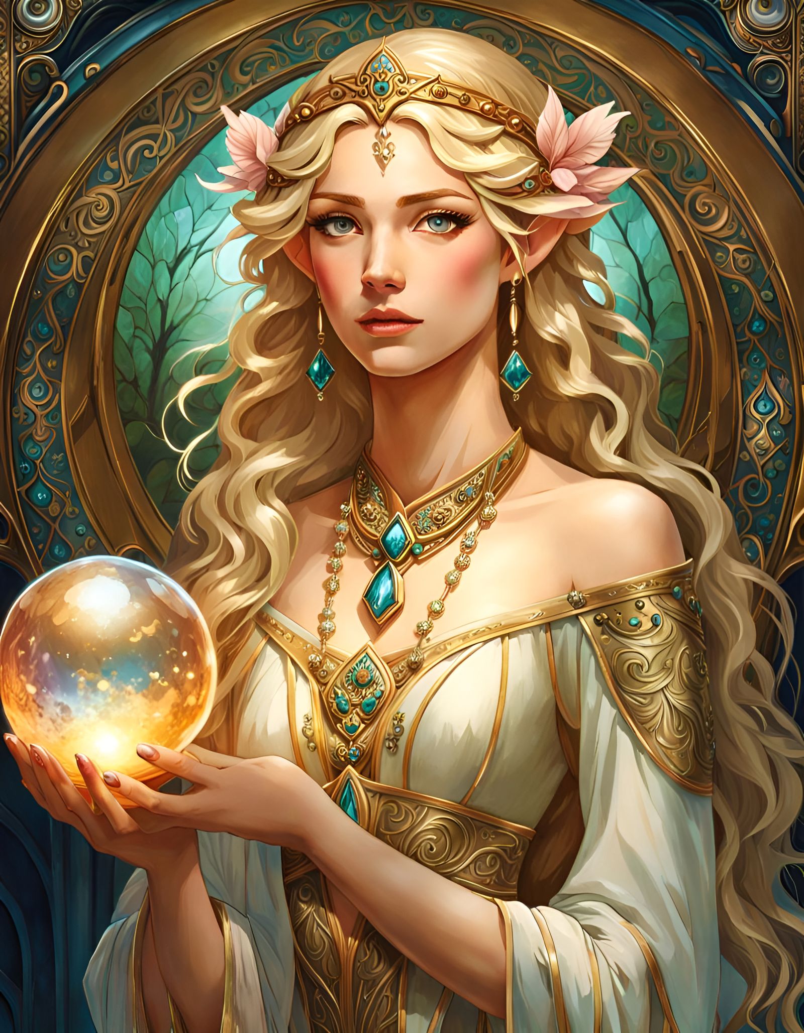 Elven Oracle animated