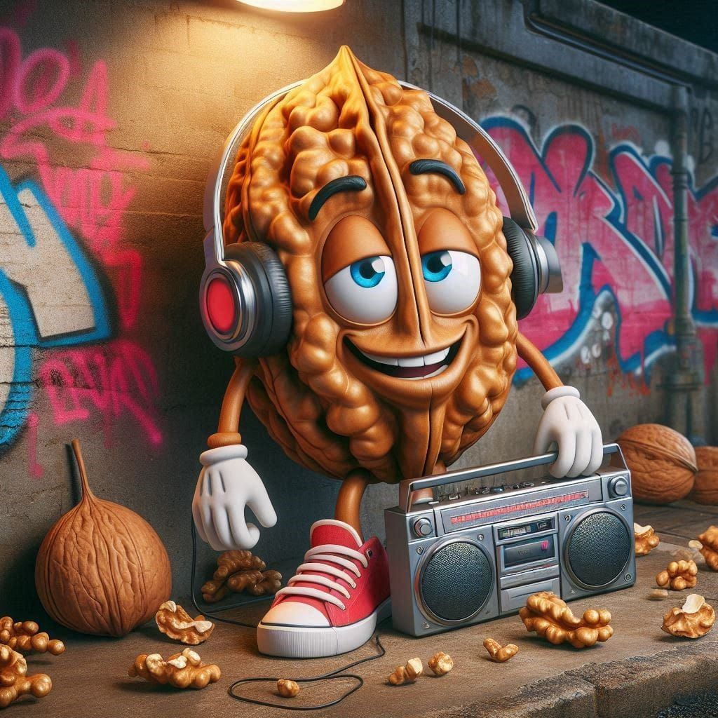 Ketto in a ghetto with a Ghetto Blaster