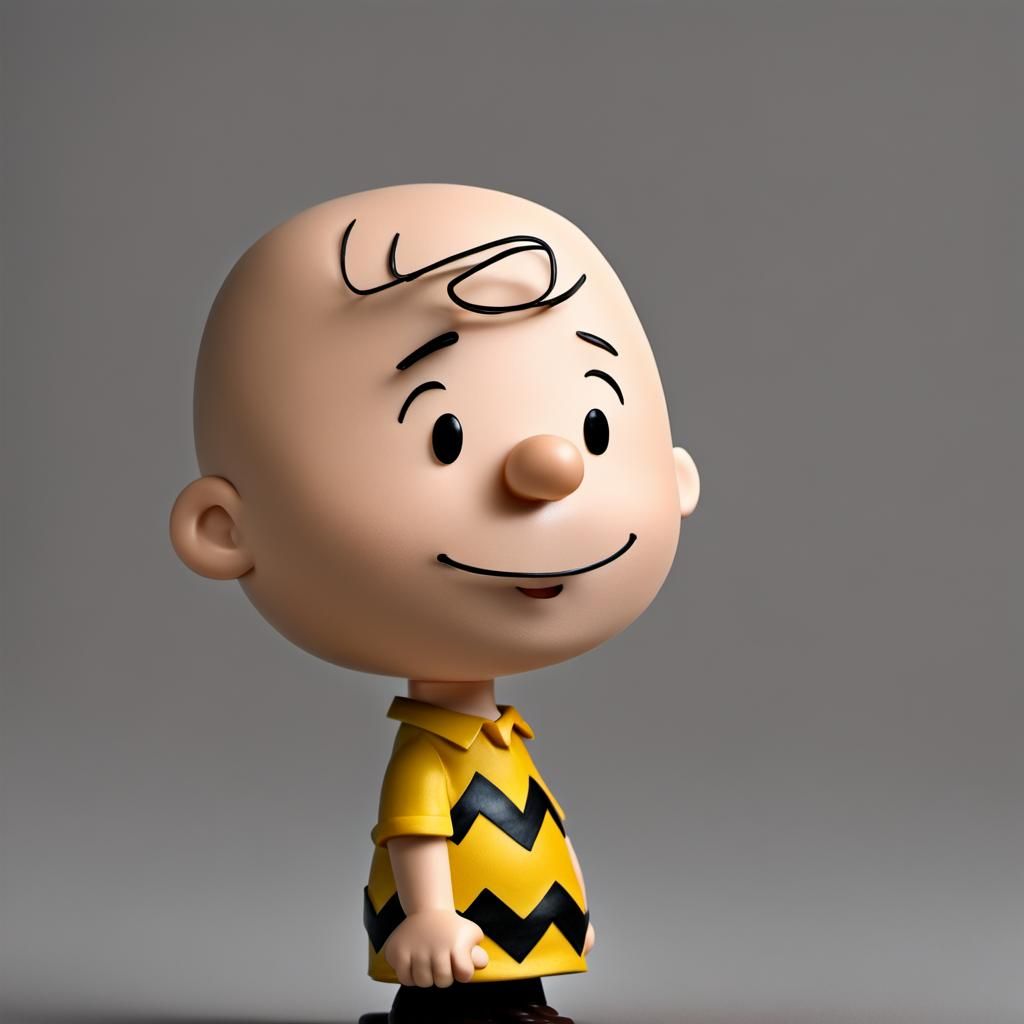 Bobble-head doll of charlie brown