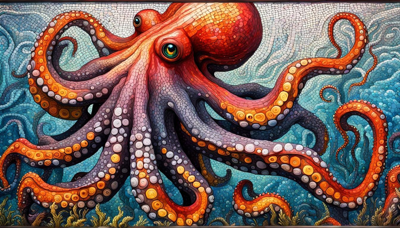 An Octopuses Garden. - AI Generated Artwork - NightCafe Creator