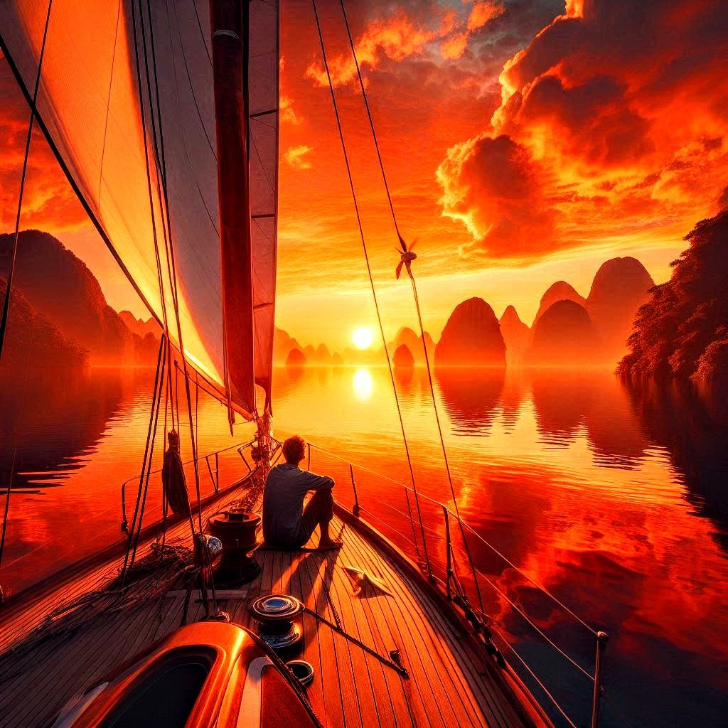 Sunset on the Lake