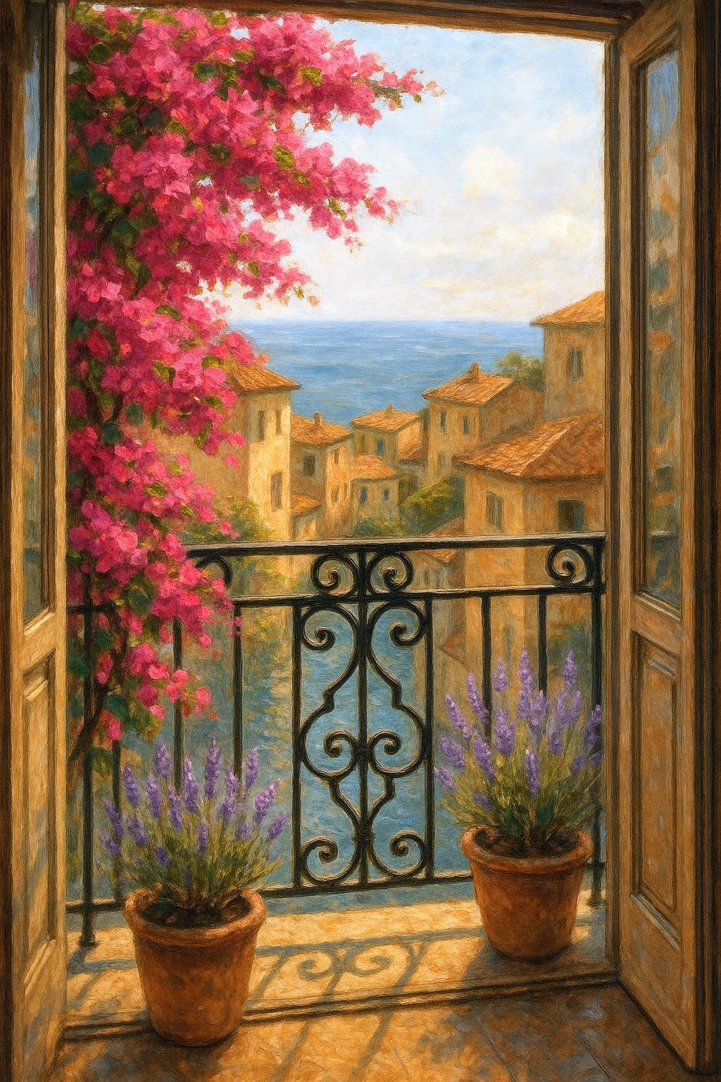 Italian coastal Scene