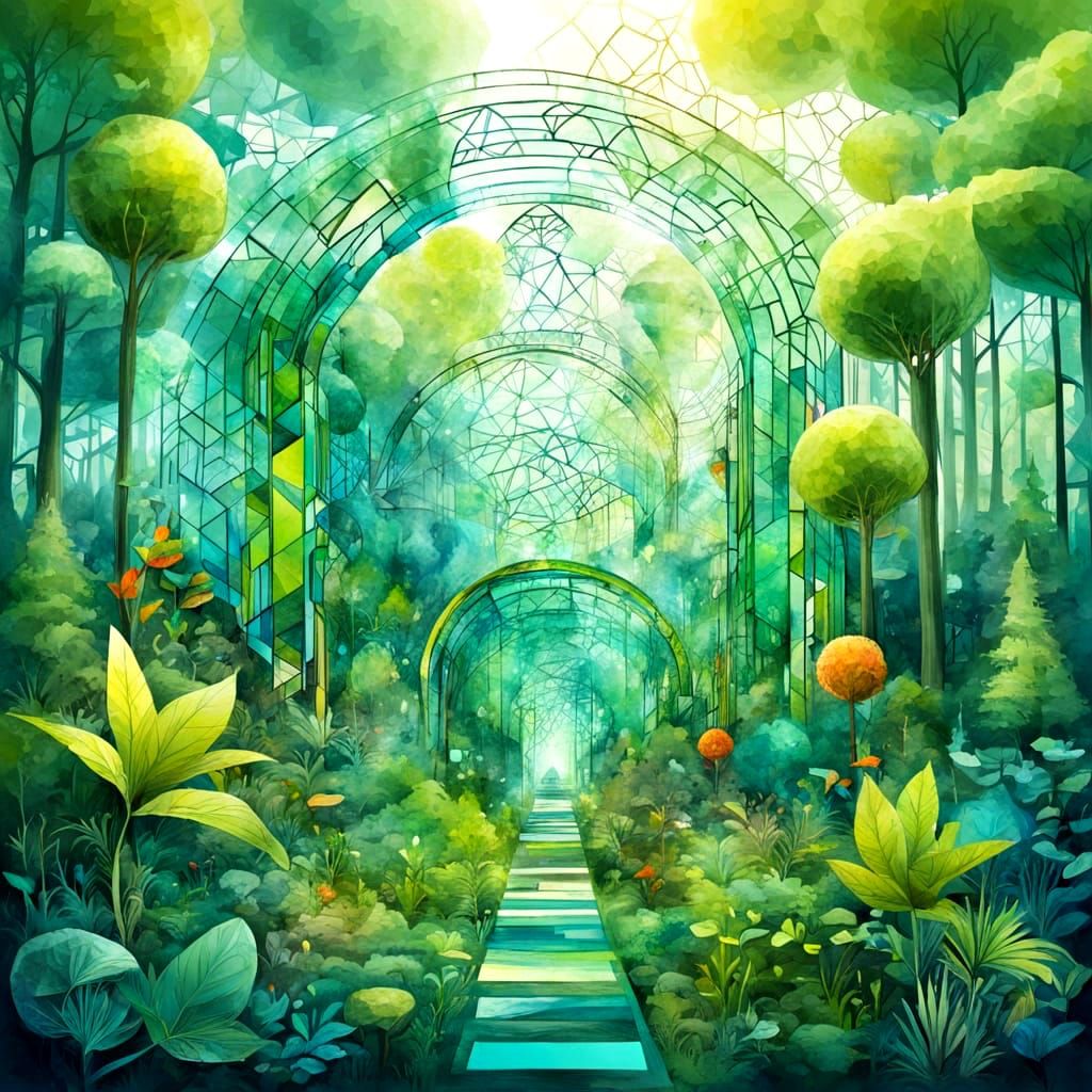 I Dream of Geometry   by @Angorartist