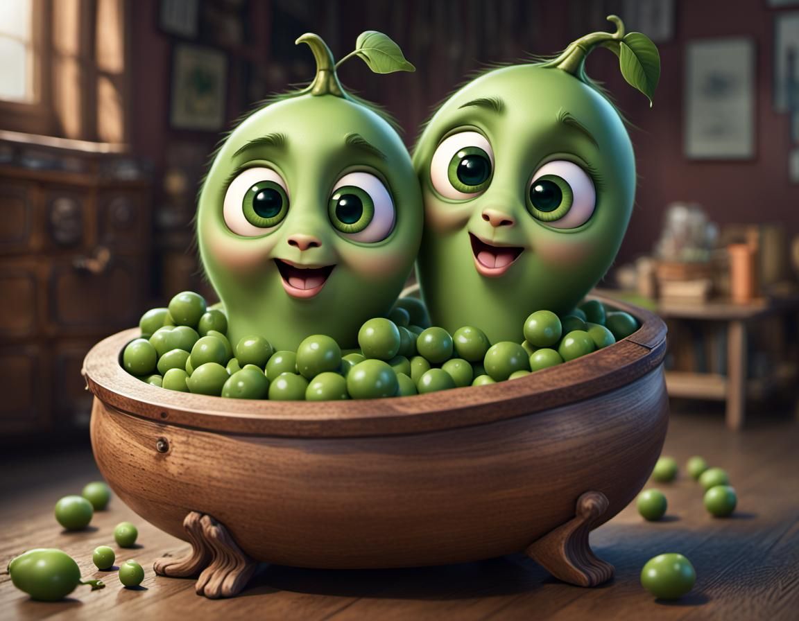 Two Peas in a Pod  by @Charlotte