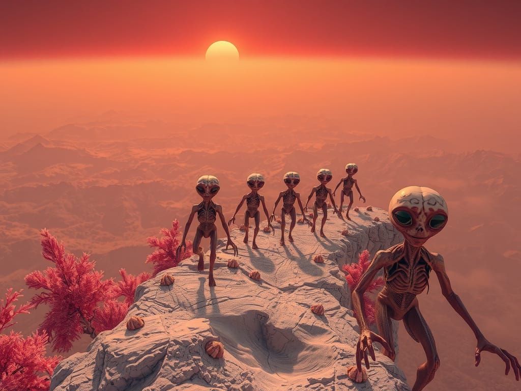 Life on Mars ( future or already today ?)  by @Neluriko