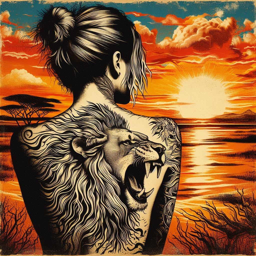The roar of the lion