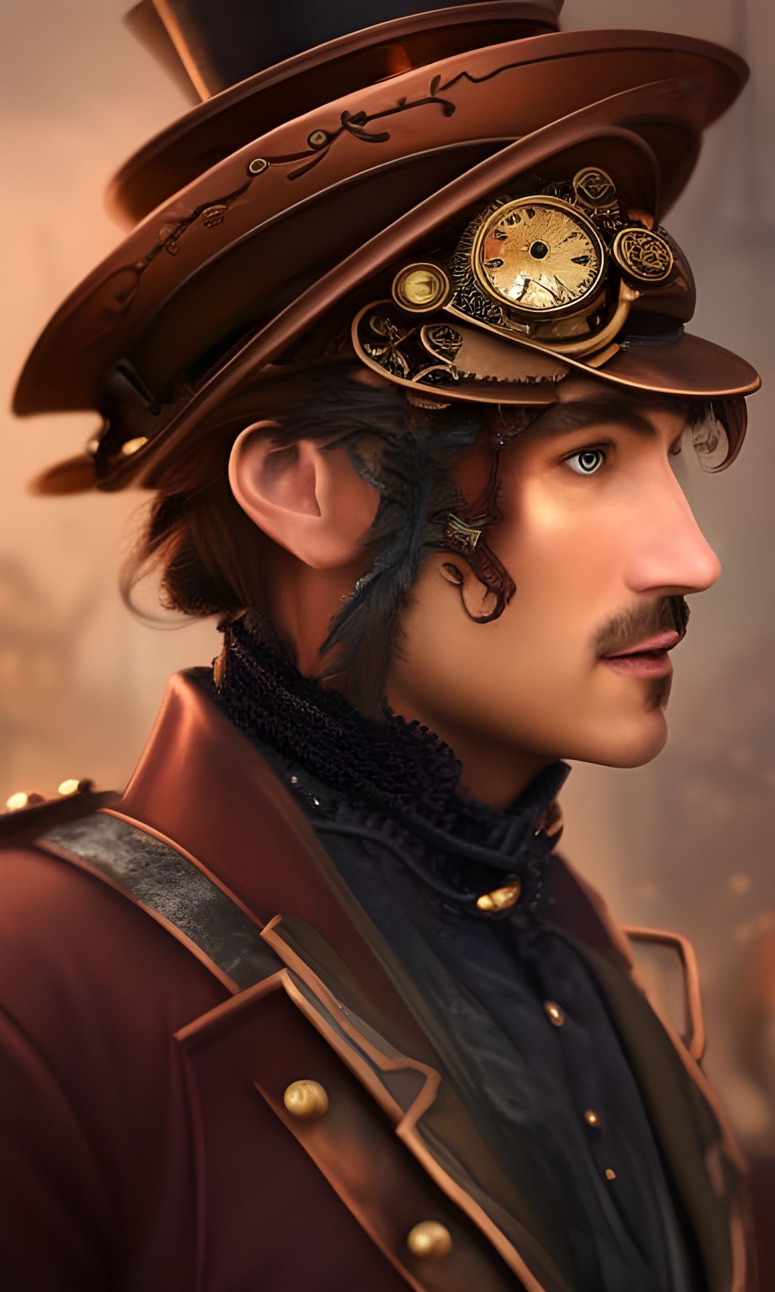 Steampunk mad hatter  by @Lucy