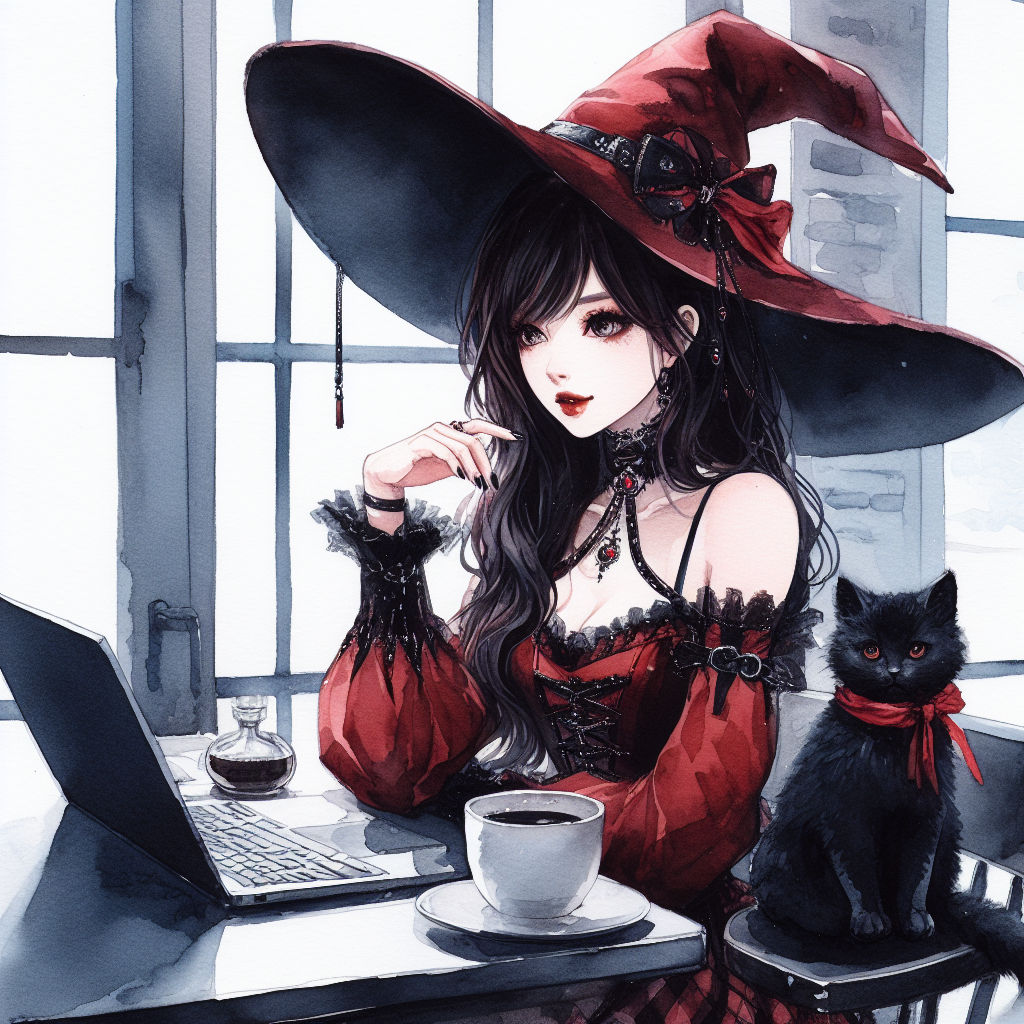 A day in the life of a winter sorceress.