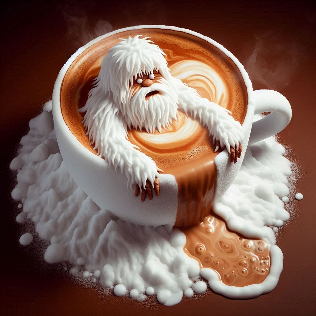 Latte Art - Yeti