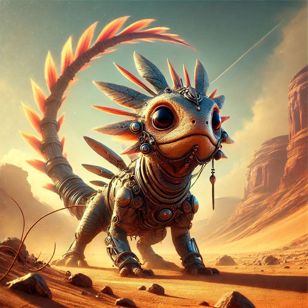 adorable fairy-tale fantasy creature portrait..