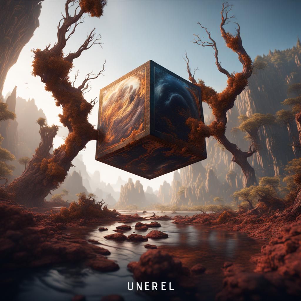 A cube shaped earth