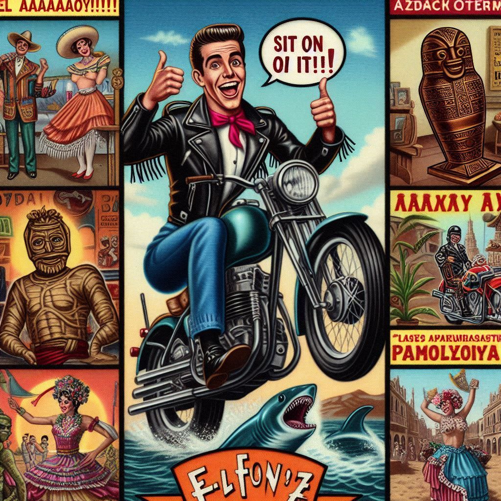 el fonzie salta el tiburón