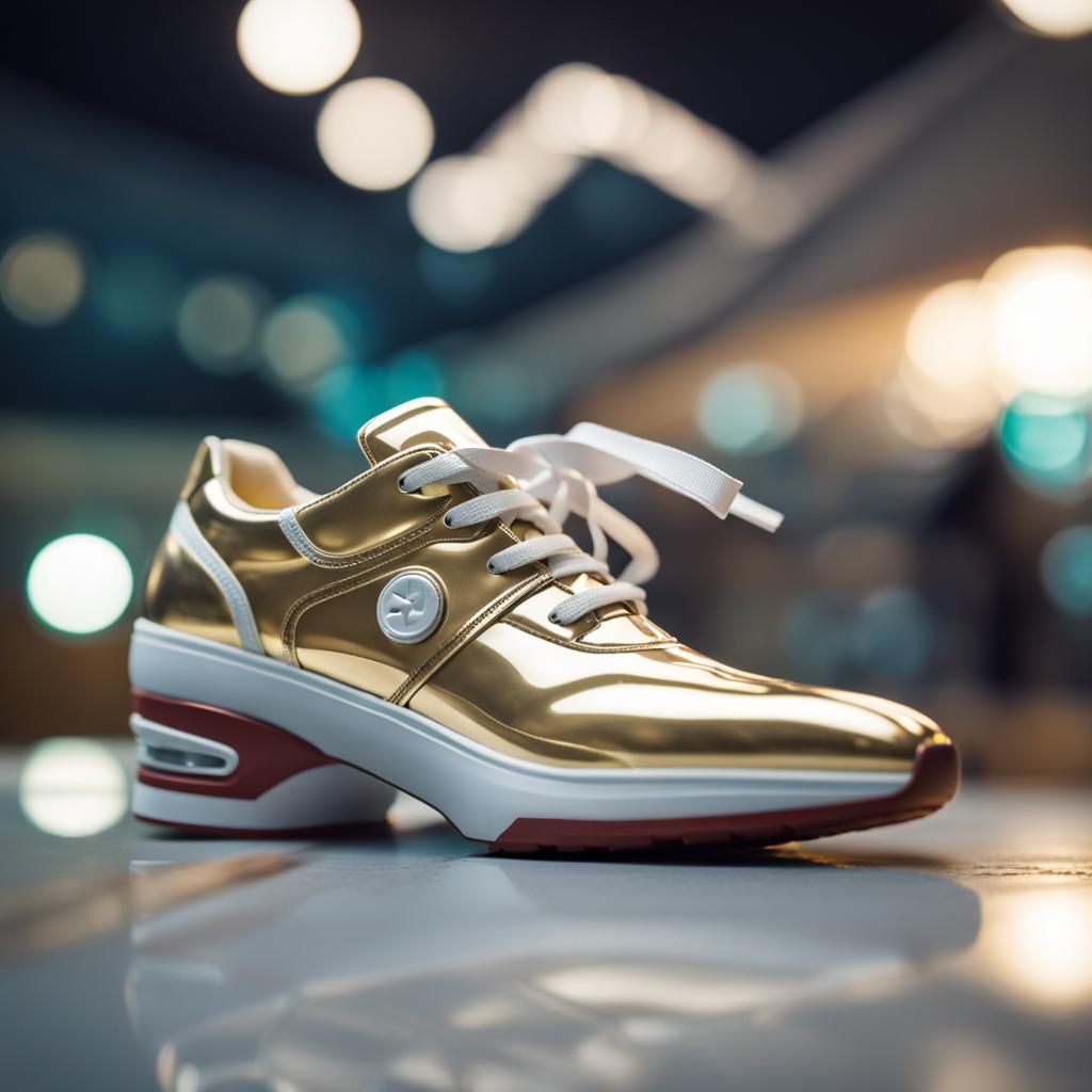 a shoe which is made from Elon Mask