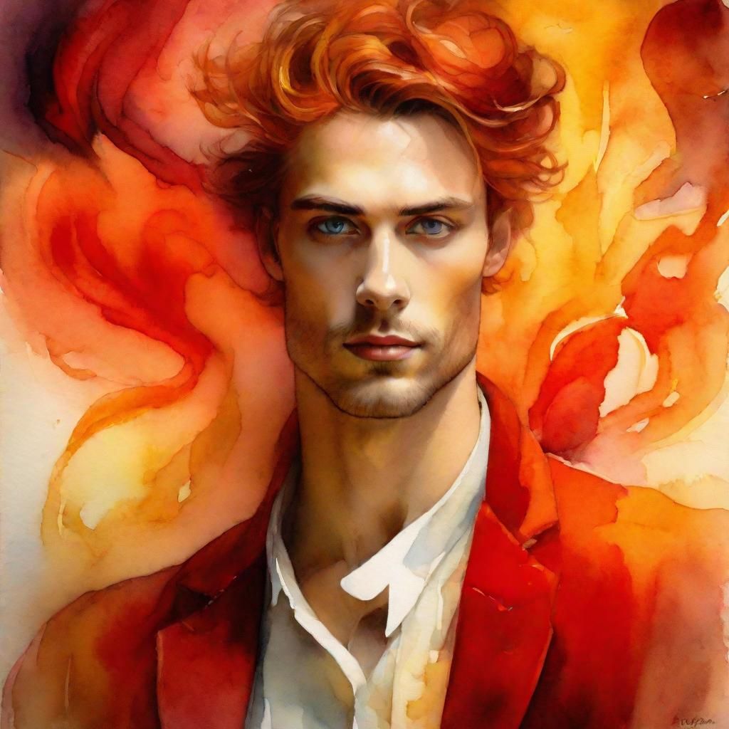 Fiery Orange  by @Reina