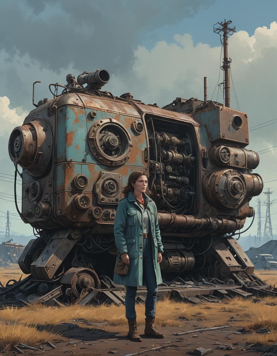 Broken machine.