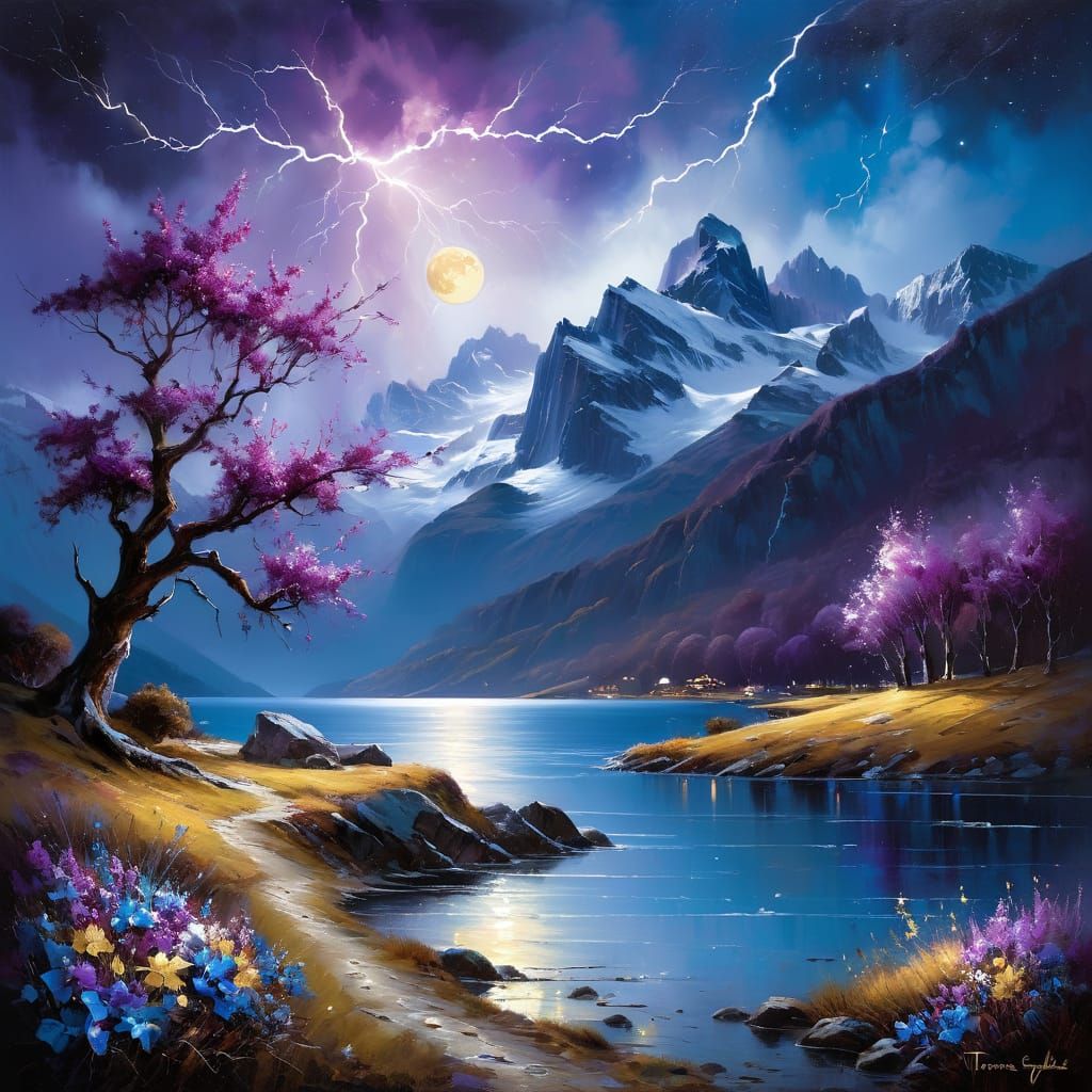 Swiss Wintertime lake