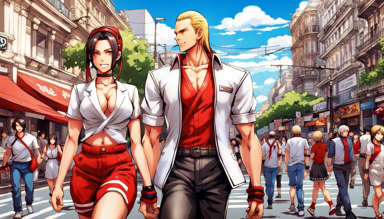 Mai Shiranui and Andy Bogard in Buenos Aires - AI Generated Artwork -  NightCafe Creator