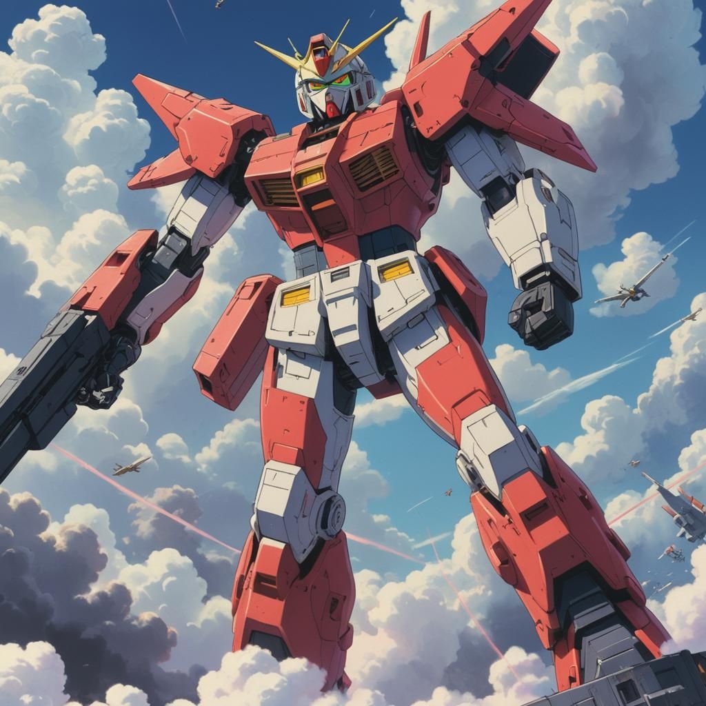 Gundam - AI Generated Artwork - NightCafe Creator