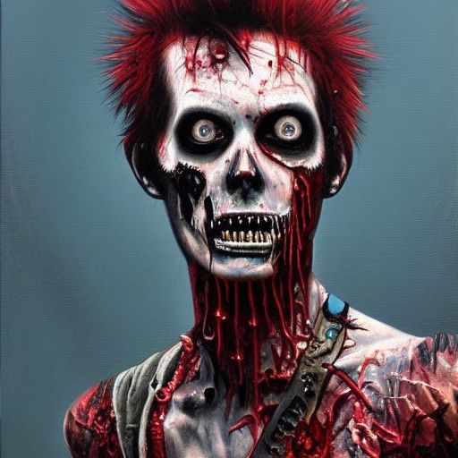 Punk zombie