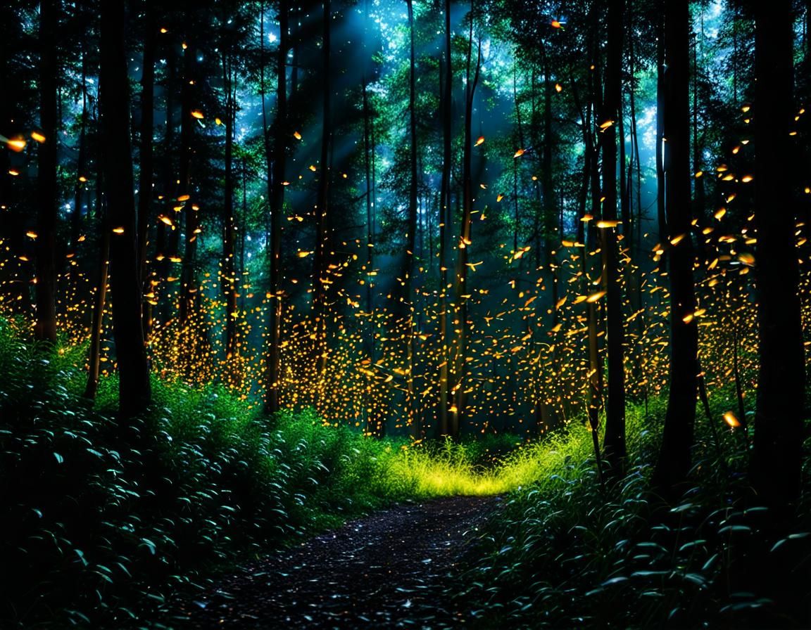 Glow of the Fireflies  by @KBunny001