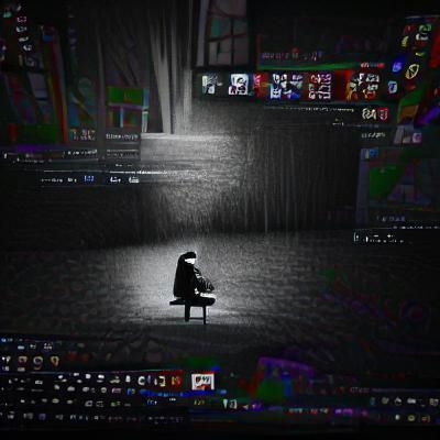 How depression really looks like dark noir 8k resolution bea...