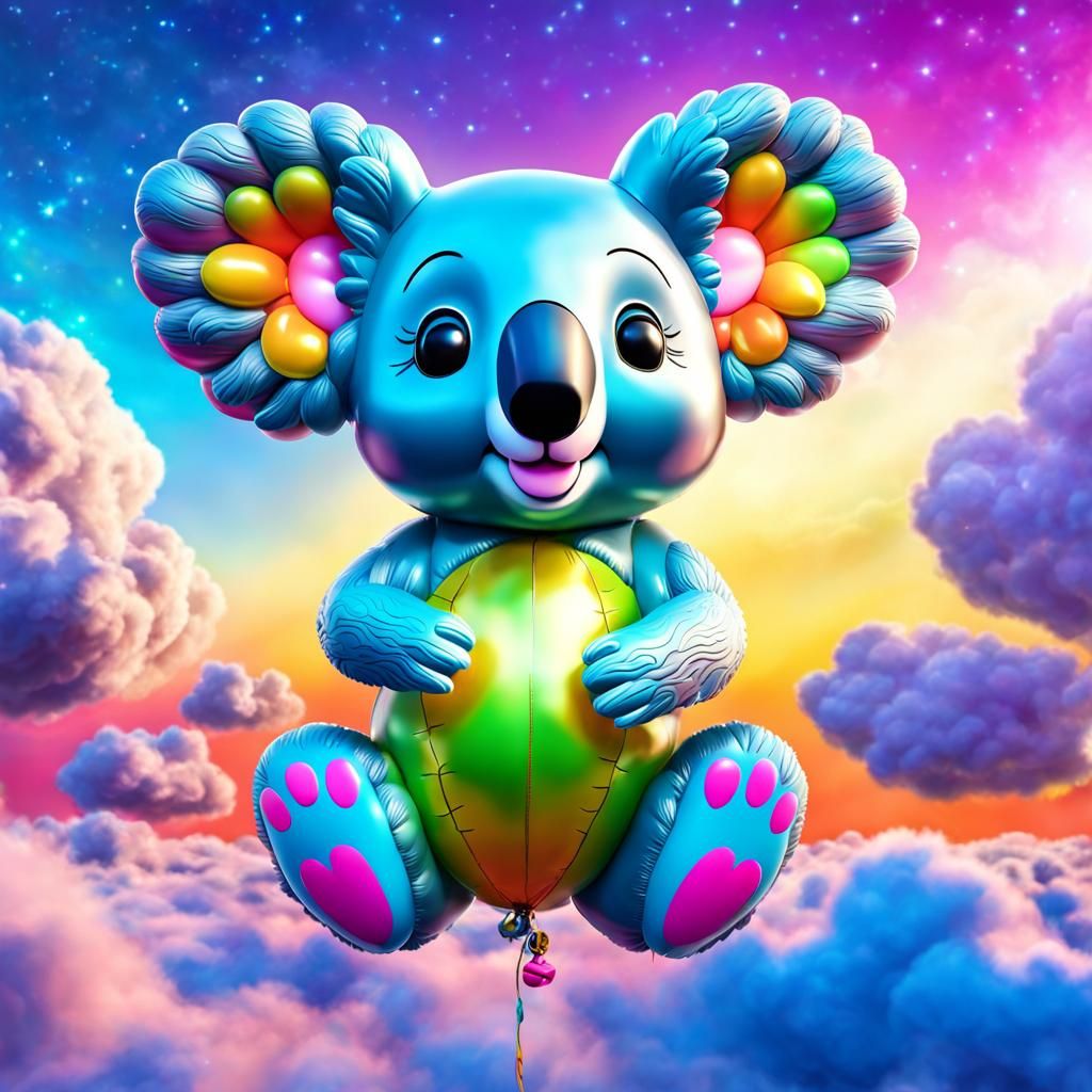 Koala Balloon Animal AI Generated Artwork NightCafe Creator