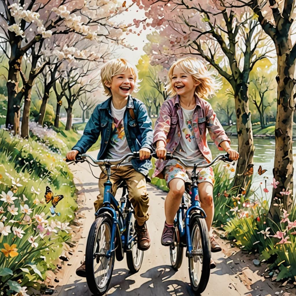 Everything is an adventure when you're a child  by @Raphaelle