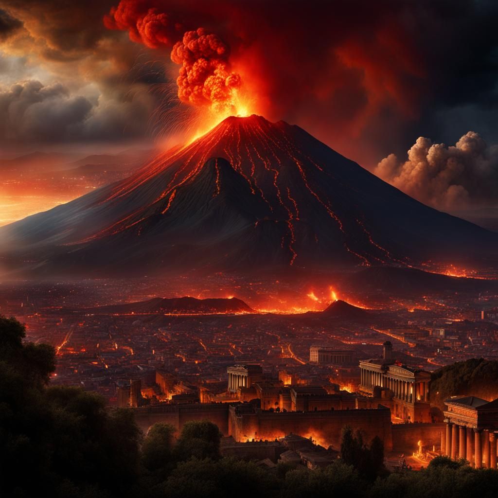 🏛️ History 🏛️- Mt Vesuvius -  Pompeii