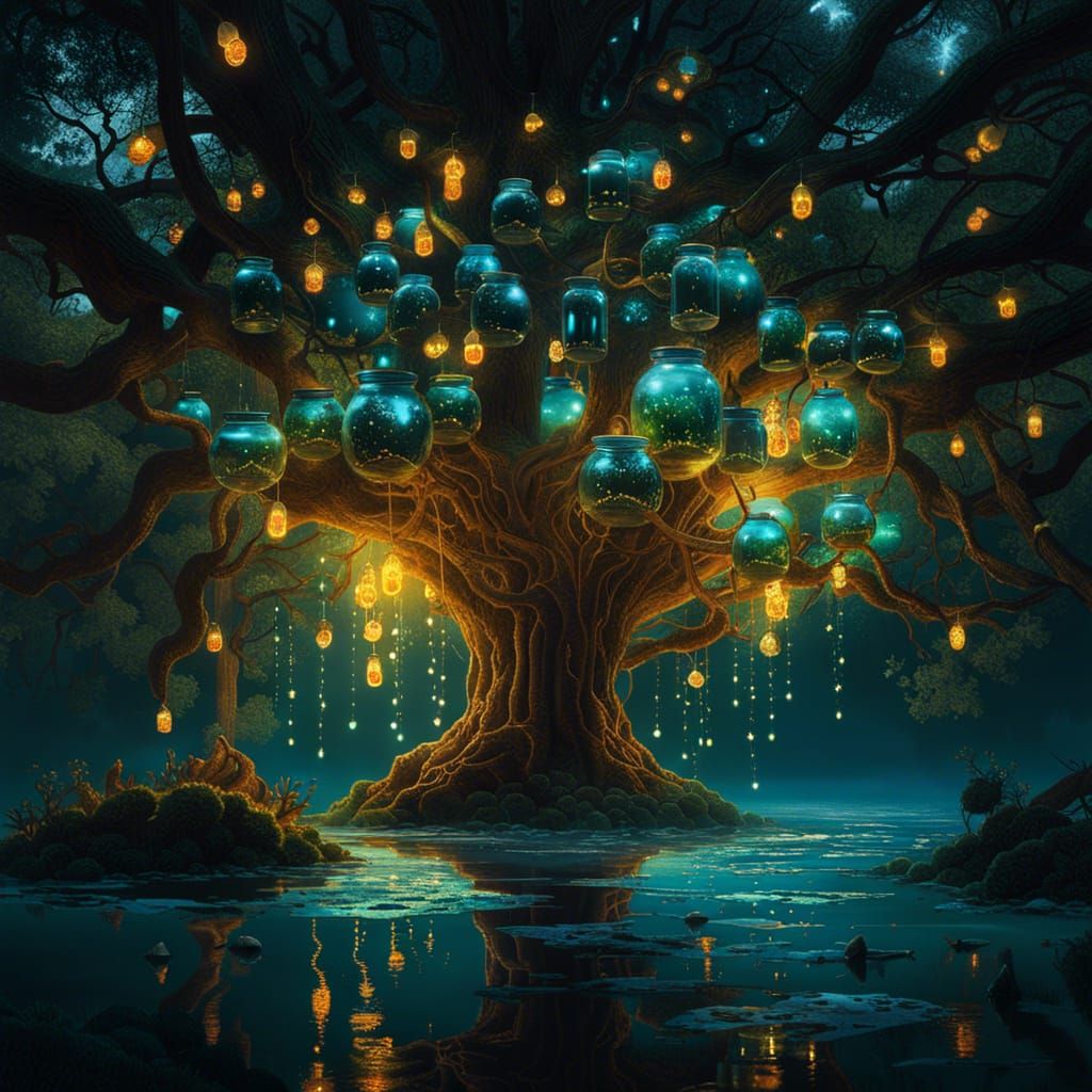 Ancient lantern tree   by @ReeNee