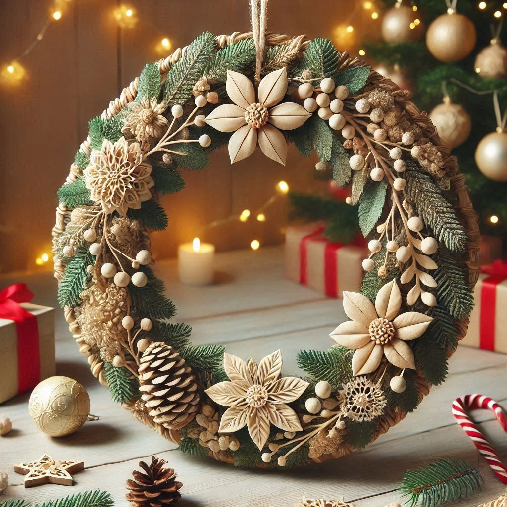 Leftover Christmas Wreaths