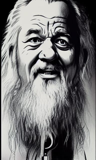 Gandalf by....Bill Murray?? - AI Generated Artwork - NightCafe Creator